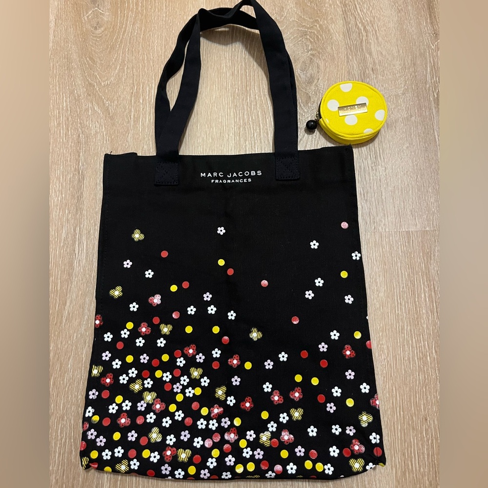 Marc Jacobs Tote and Cosmetic Pouch Set